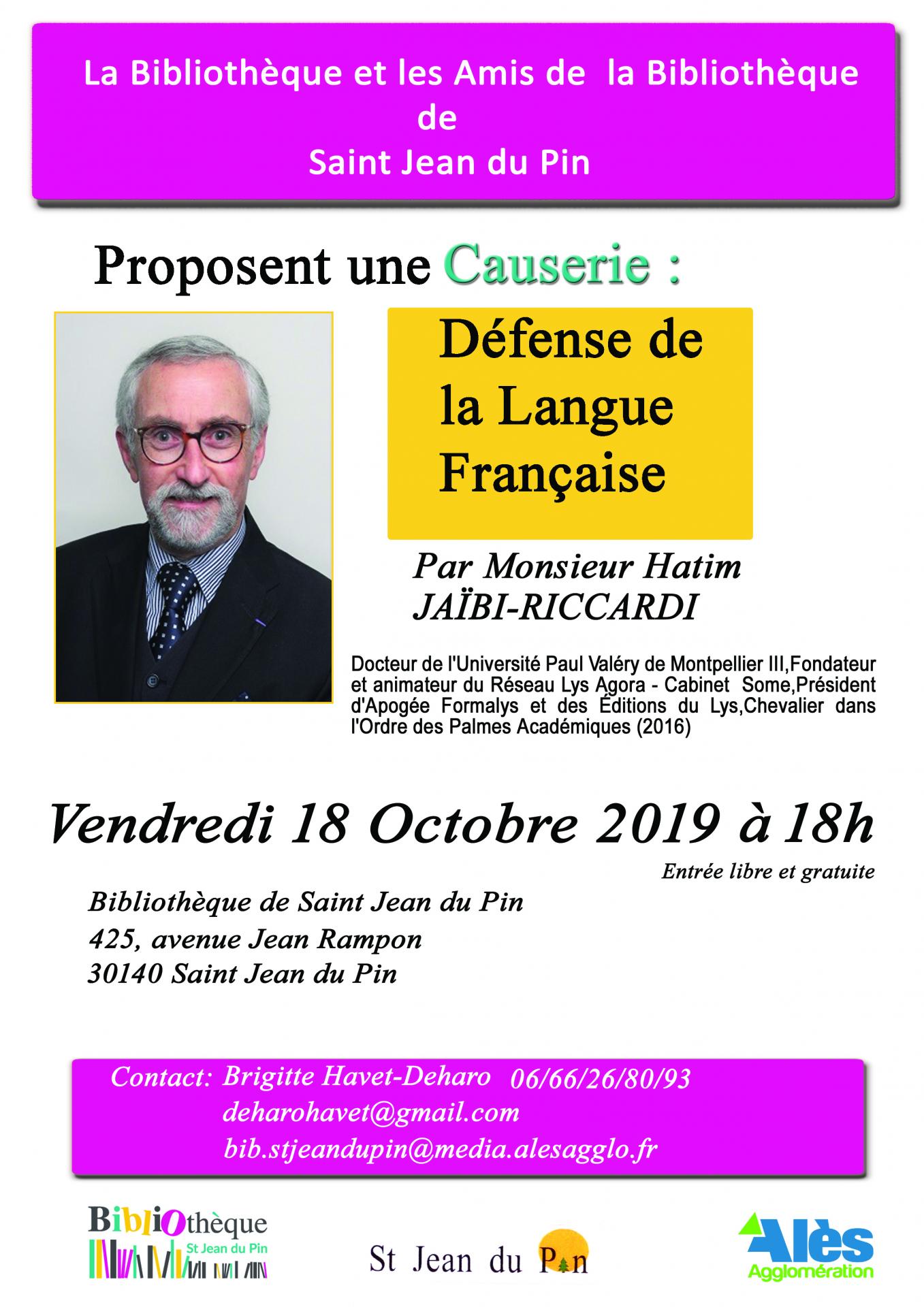 Affiche biblio 18 10 2019