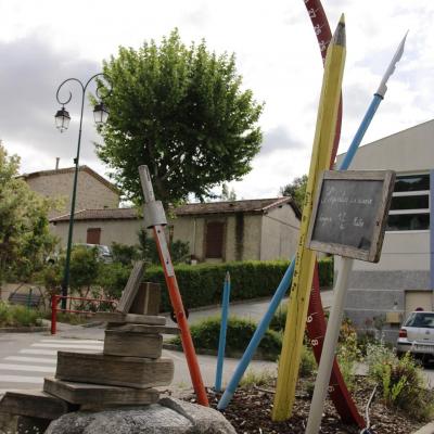 Sculpture de l'école